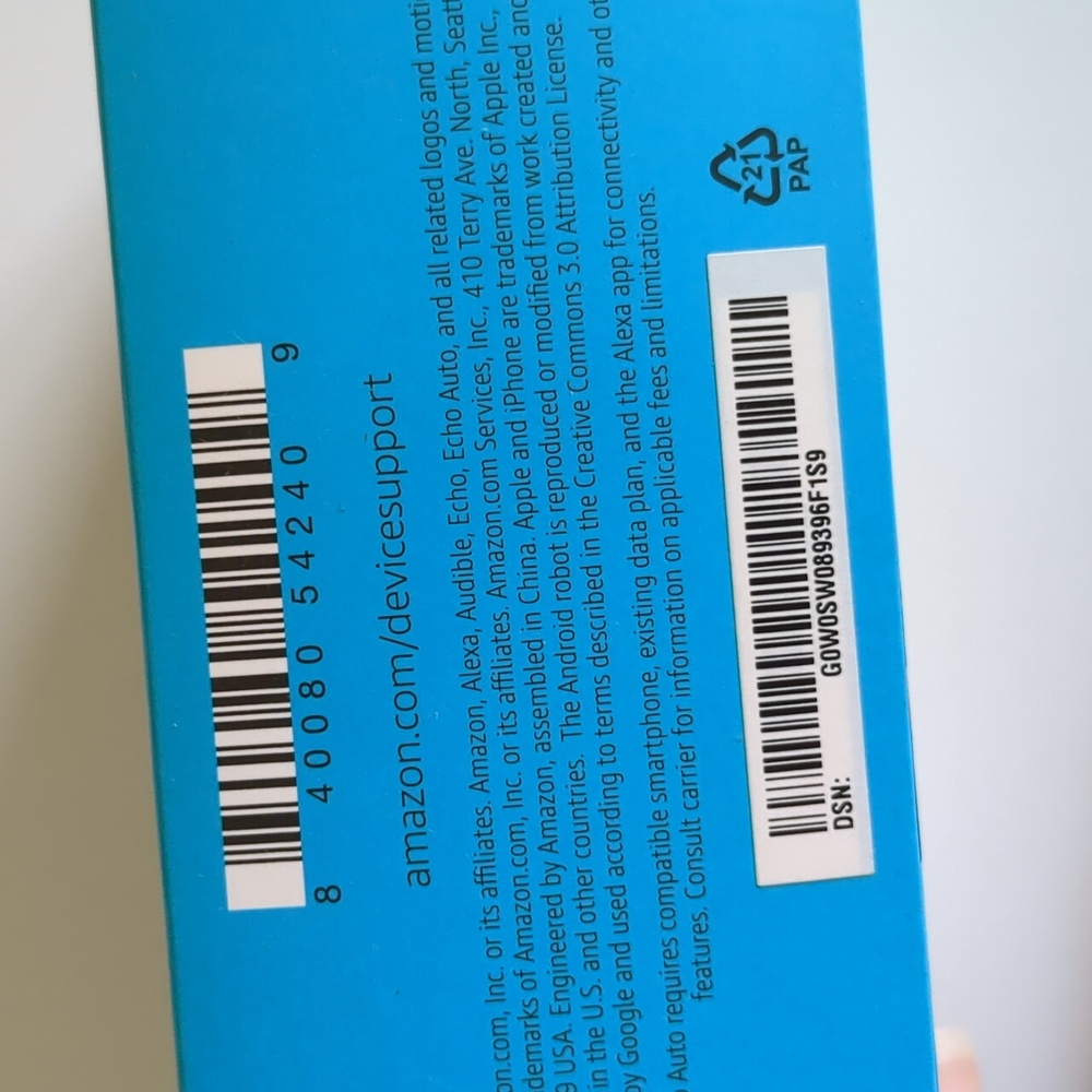 🏷️⬇️ New In Box Amazon Echo Auto - Picture 5 of 6